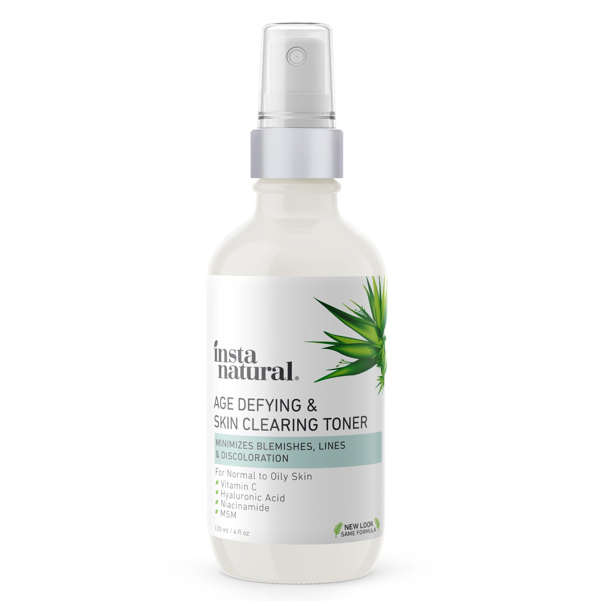 InstaNatural Age Defying & Skin Clearing Toner, 4 fl oz (120 ml)