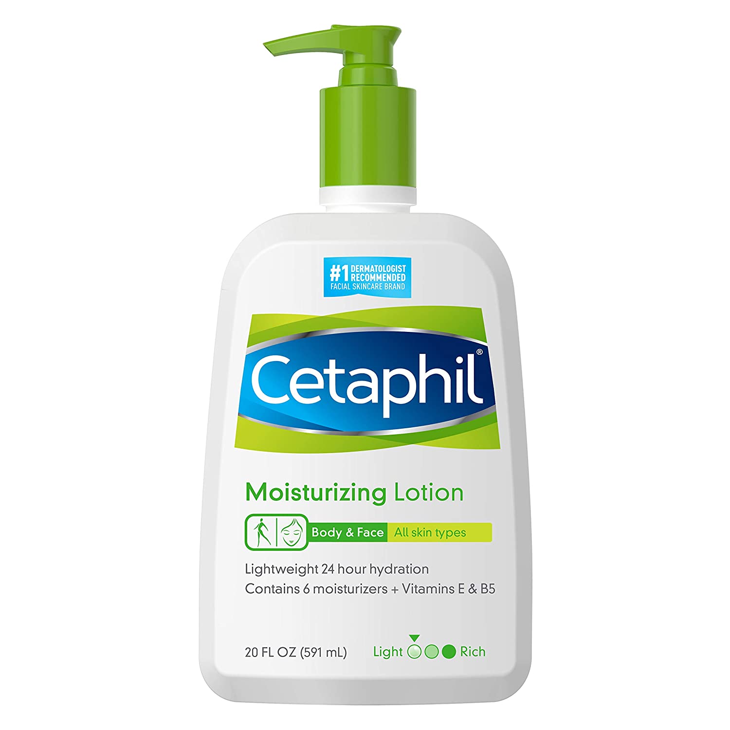 Cetaphil Moisturizing Lotion for All Skin Types, Fragrance-Free